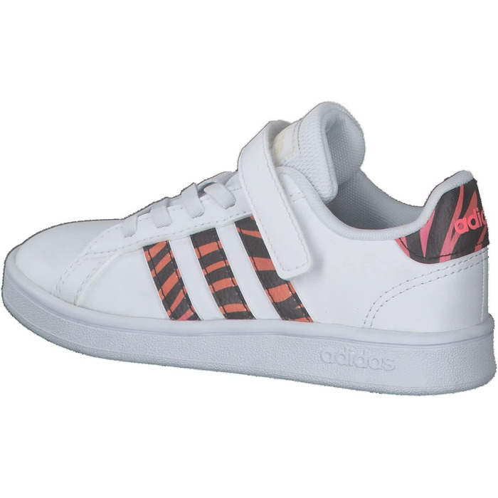 Кросівки Adidas Grand Court C для дітей (Unisex), 29 EU, білий/чорний/червоний
