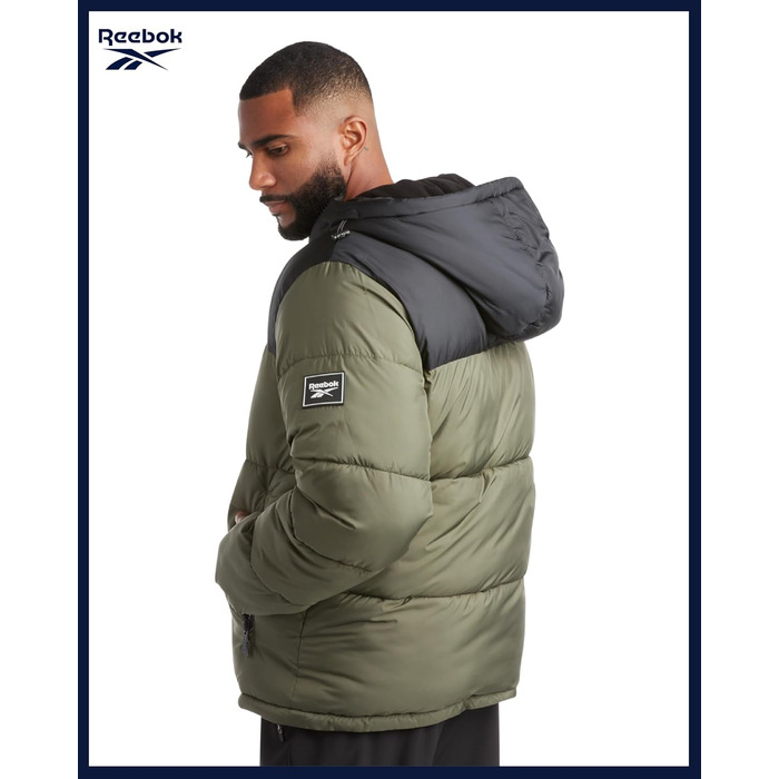 Куртка чоловіча Reebok Rbk Heavy Puffr V2 Olive/Leaf It to Me (синтетичний пух)