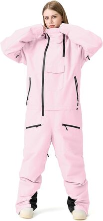 Жіночий гірськолижний комбінезон HOUZONIY 729+ Рожевий - гірськолижний костюм, сноуборд, Outdoor