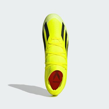 Кросівки футбольні adidas X Crazyfast 3 FG для штучного покриття, 42 EU, Solar Yellow/Core Black/Cloud White