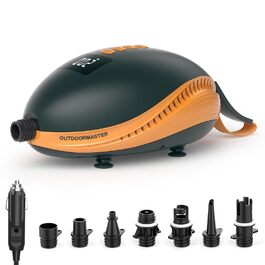 Насос електричний для SUP дошки OutdoorMaster Dolphin 20PSI 12V (помаранчевий)
