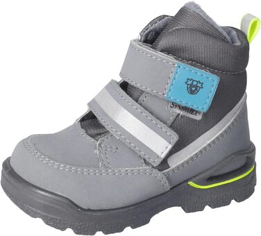 Зимові чоботи RICOSTA Flori для дівчаток та хлопчиків, дитячі чоботи для перших кроків, ширина: широкі, змінна устілка, Sympatex, пранні, веганські, 20 EU, широкі, графіт, карбон