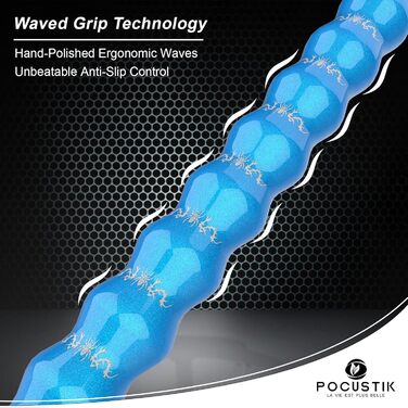 Більярдний кий Billardqueue, 147.3 см, 2-секційний з канадського клена з ергономічною ручкою та наконечником 13 мм. Професійний кий для більярдного столу в 6 кольорах та 4 вагах (510 - 595 г). Підходить для домашньої більярдного столу, 21oz синій.