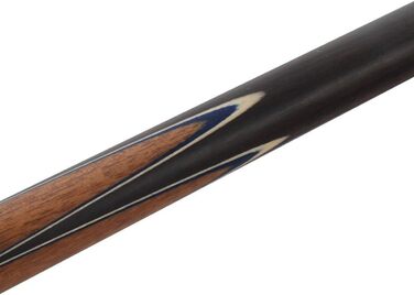 CUESOUL Snookerqueue: класичний кий для більярду, ручної роботи, 145 см, палісандр, 3/4-розбірний, з чохлом та подовжувачем CSSC006