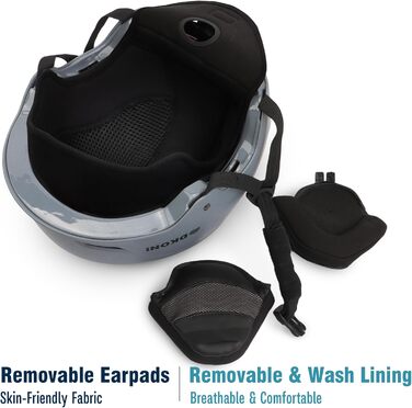 Шолом гірськолижний та сноубордний для чоловіків, жінок та дітей, регульований розмір, 3-рівнева вентиляція, міцна PC-оболонка з EPS-піною (білий/сірий, L: 58-62 см)