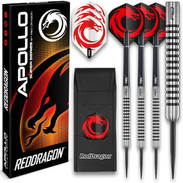 Дротики для дартсу RED DRAGON Apollo 24 г з професійними оперенням і стрижнями
