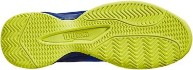Тенісне взуття Wilson Rush Pro для дітей (35 1/3 EU), блакитний колір, дизайн Bluing Blue Print Safety Yellow