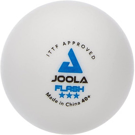 Преміум тенісні м’ячі JOOLA Flash White 40+, білі, 72 шт.