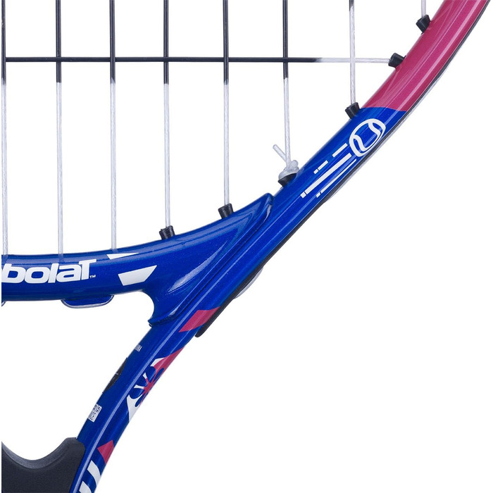 Дитяча тенісна ракетка Babolat B Fly 21, біло-рожева, натягнута, 185 г