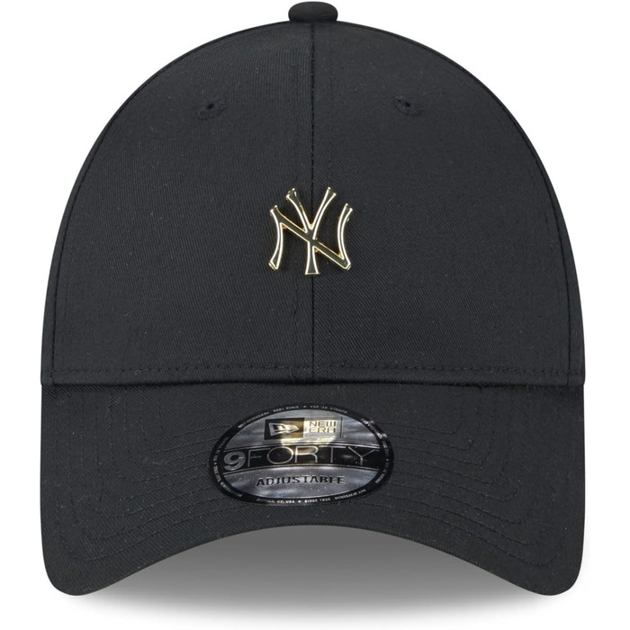 Кепка New Era New York Yankees MLB Pin Metallic Black Gold 9Forty Adjustable Cap, Розмір універсальний