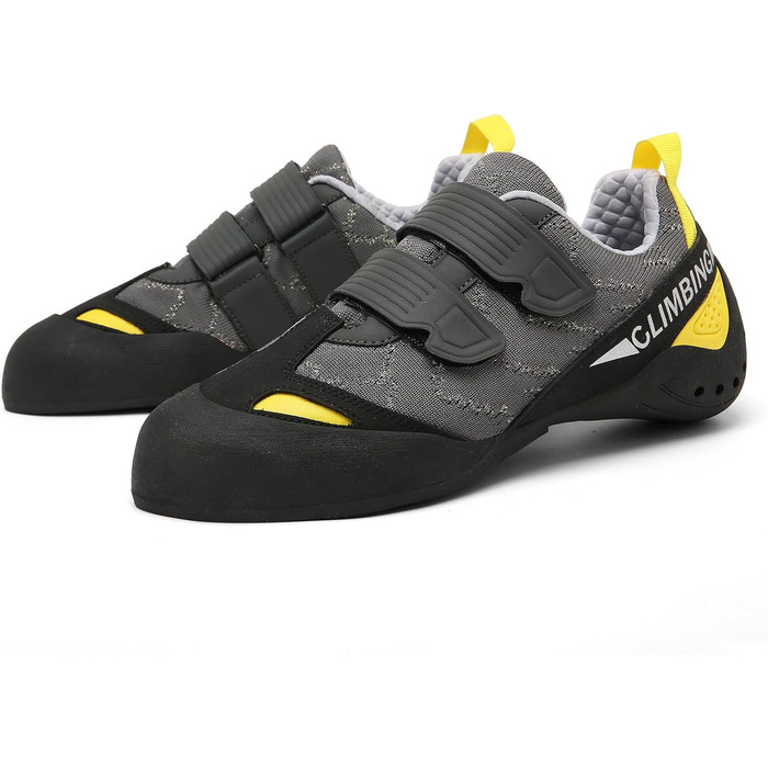 Кріпи для скелелазіння чоловічі, жіночі, дитячі. Для початківців та професіоналів. Скелелазіння, боулдеринг, тренувальні кросівки. Розмір 44 EU, сірий колір