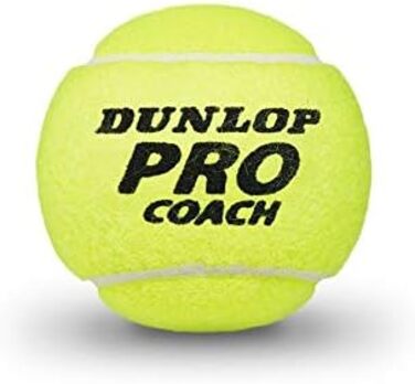 Тенісний м'яч Dunlop Pro Coach - для тренувань та коучингу (1 банка по 4 шт.)