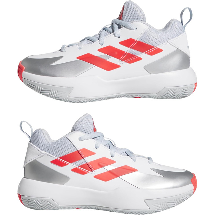 Кросівки баскетбольні Adidas Cross Em Up Select Mid для дітей, унісекс, 32 EU, білий/синій/червоний
