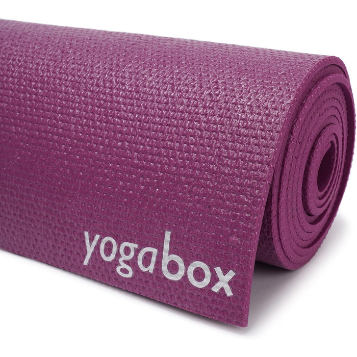 Yogabox Studio Premium килимок для йоги 200x60x3 мм, фіолетовий - Німеччина, OEKO-TEX 100