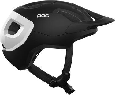 Велошолом POC Axion Race MIPS для трейл-райдерів, захисна технологія MIPS Integra, максимальний комфорт і безпека, розмір L (59-62 см), матовий чорний/білий