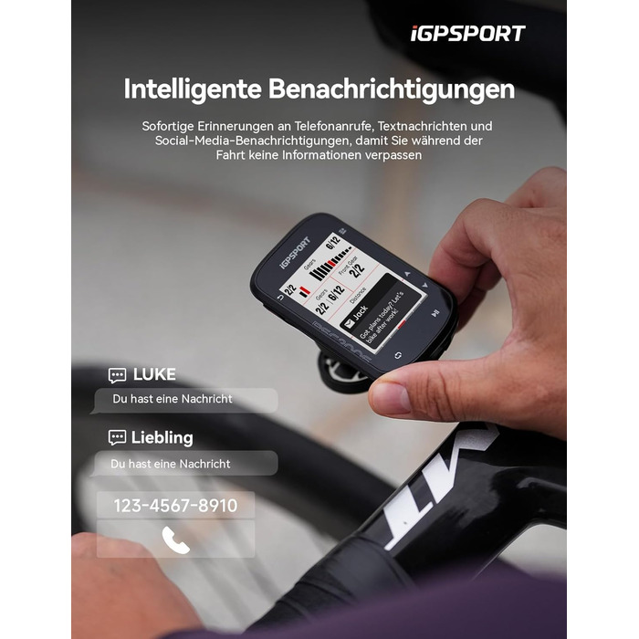 Велокомп'ютер GPS iGPSPORT BSC200S бездротовий з маршрутизацією, ANT+, Bluetooth