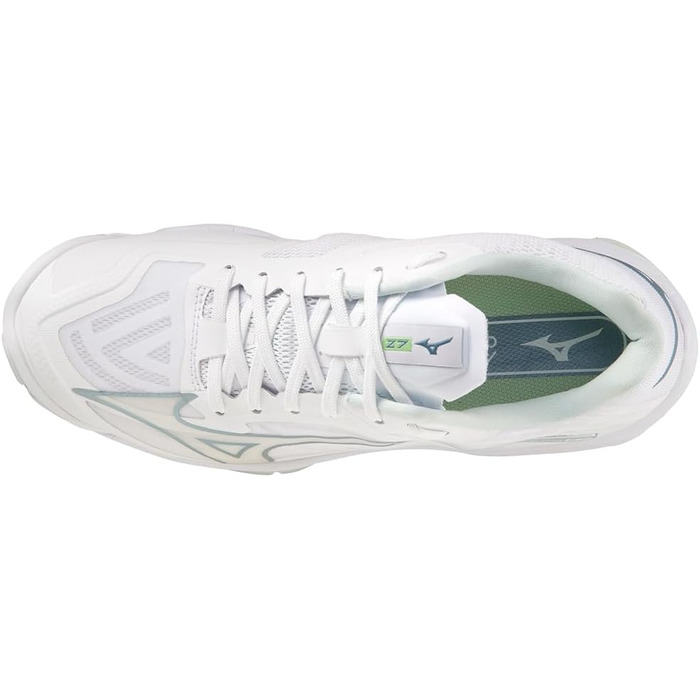 Волейбольне взуття Mizuno Wave Lightning Z7 (жіноче) 44.5 EU, білий та зелений кольори