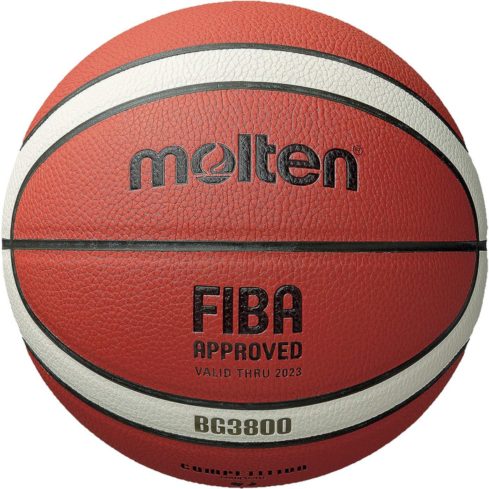 Баскетбольний м'яч Molten BG3800 Series, FIBA Approved, Розмір 6, Двоколірний дизайн