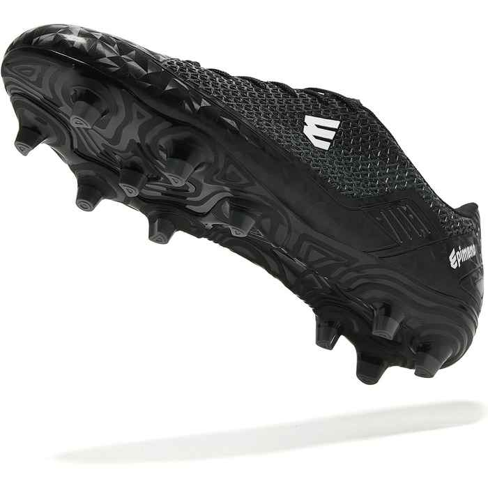 Чоловічі футбольні бутси для гри на траві, легкі, чорно-сі кольори, розмір 39/40 EU, покращений зчеплення та комфорт