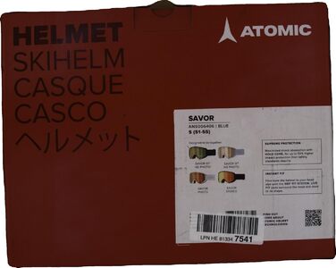 Гірськолижний шолом ATOMIC SAVOR для дорослих, унісекс, 360° Fit System, посилений захист від ударів, система вентиляції Aircon