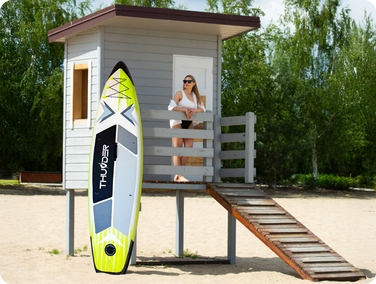 Надувна SUP-дошка для плавання з сидінням, 320 см, повний комплект