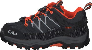 CMP Дитячі трекінгові черевики Rigel Low WP, 39 EU, Антрацит/Помаранчевий