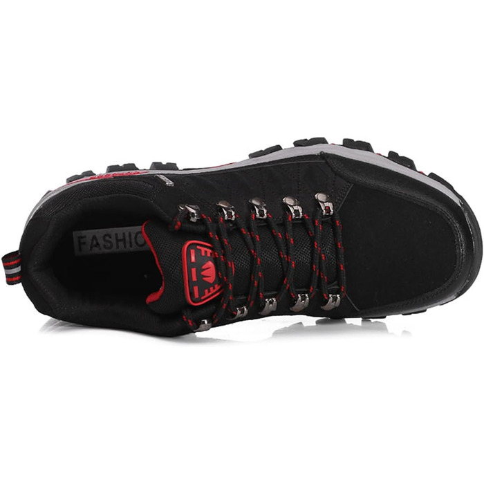 Трекінгові черевики для жінок та чоловіків: зручні, легкі, з неслизькою підошвою. Розміри 36-45 EU, чорний колір