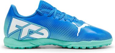 Дитячі футбольні бутси PUMA Future 7 Play It Jr (35 EU, Синій/М'ятний/Білий)