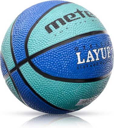 М'яч для баскетболу Meteor Layup Kinder Mini #4 (Blue) - для дітей 4-8 років. Ідеальний для навчання, м'який, з неслизькою поверхнею.