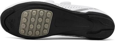 Велотуфлі Lock-Free для шосе та MTB: дихаюча внутрішня підкладка, система шнурівки, білі, 40 EU