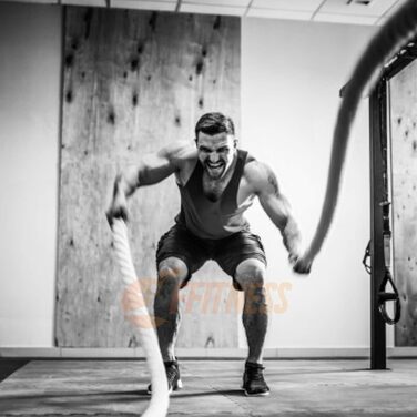 Мотузка для фітнесу FFITNESS Crossfit 9 м, 34 мм