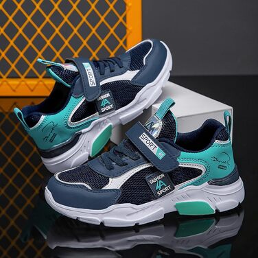 Дитячі халапи/спортивні кросівки для дому та вулиці: зручні, дихаючі, з антиковзанням, блакитні (35 EU)