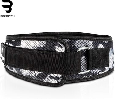 Пояс для важкої атлетики BIOMORPH Military Camo M 90 см – для пауерліфтингу, кросфіту, бодібілдингу, унісекс