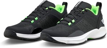 Чоловічі кросівки для падел-тенісу Wilson Hurakn Pro V2, 46 EU, чорні