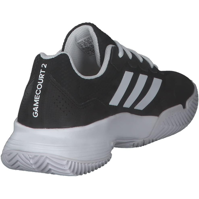 Жіночі тенісні кросівки Adidas Gamecourt 2w, 38 EU, чорний/білий