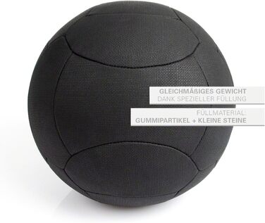 Стійка м'яч для волейболу Sport-Tec Robusta, 35 см, 3 кг, жовтий/червоний