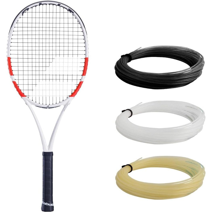 Тенісна ракетка Babolat Pure Strike 100 (4 покоління), 40,6 x 50,8 см, ручка 4 1/4