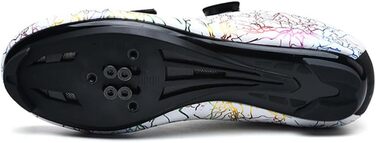 Велотуфлі для чоловіків та жінок SPD/SPD-SL: гоночні, MTB, комфортні, дихаючі, для катання на велосипеді (білі, 42 EU)