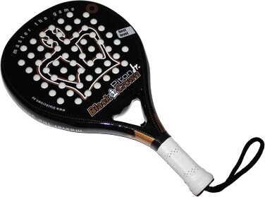 Дитяча падельна ракетка Black Crown Piton JR, кругла форма, 310 г, карбоновий каркас, ударостійка, контроль і потужність