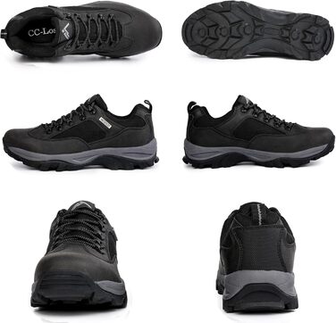Черевики для трекінгу CC-Los чоловічі, водонепроникні, легкі, розмір 40-48, чорні