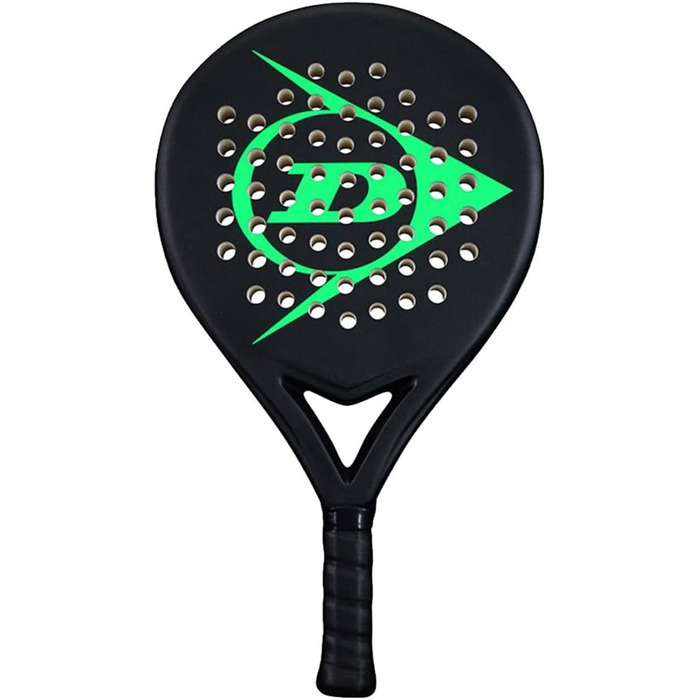 Тенісна ракетка Dunlop Hire Oversize, чорна/зелена