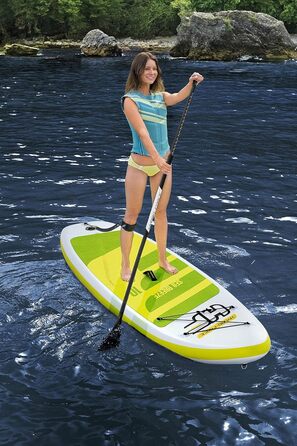 Надувна SUP-дошка Bestway Hydro-Force Sea Breeze 305x84x12 см з веслом, універсальна для водних видів спорту