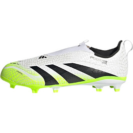 Дитячі футбольні бутси adidas Predator League Laceless для твердого поля, розмір 35.5 EU, кольори: Cloud White, Core Black, Lucid Lemon
