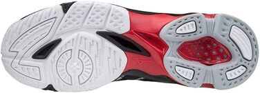 Волейбольне взуття Mizuno Wave Voltage Unisex, 48.5 EU, чорний/білий
