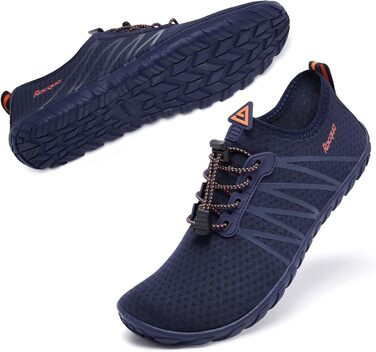 Водні черевики Raqua для плавання та відпочинку на пляжі (Unisex, 40 EU, Hd137 Navy)