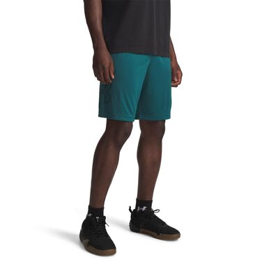 Чоловічі спортивні шорти Under Armour Tech Graphic Short Graphite/Rack Green (L)