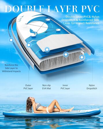 Надувний SUP (Stand Up Paddle Board) 15'2