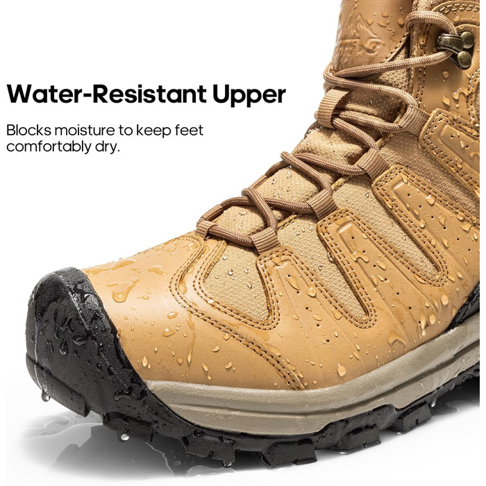 Чоловічі трекінгові черевики NORTIV 8, водонепроникні, пісочний, 42 EU