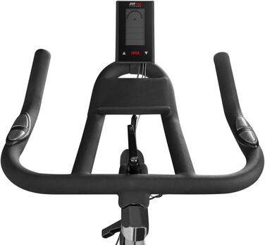 Велотренажер FITFIU Fitness BESP-500 з регульованим опором, 24 кг маховиком, датчиком пульсу, LCD-дисплеєм та регульованим сідлом для домашніх тренувань