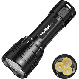 Ліхтар під водою Wurkkos DL30, 3600 Люмен, IPX8, 3* LED CRI 90 LH351D, з зарядним пристроєм